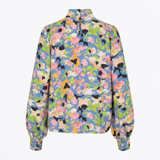 - Eddy Structure Stretch Top - Teatime Floral