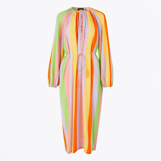 - Elia Eco Viscose Dress - Candy Stripe
