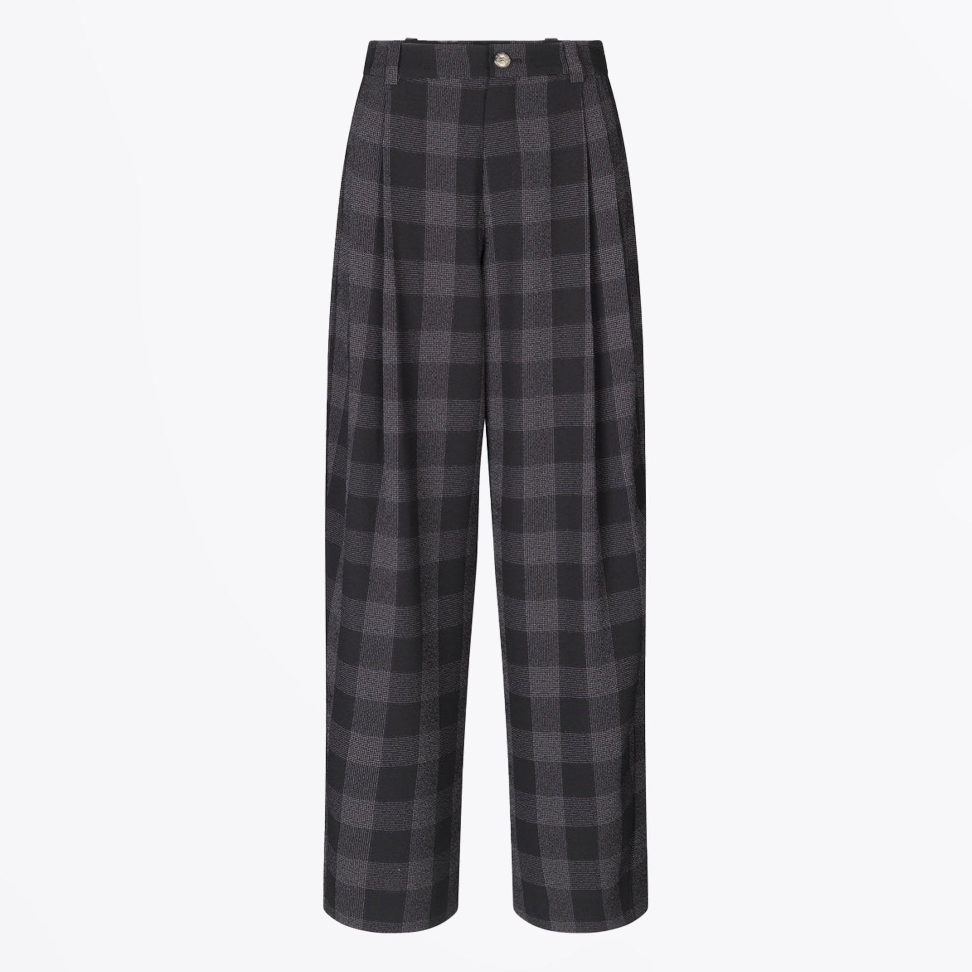 Stine Jesabelle Casual Check Pants - Nighttime Check