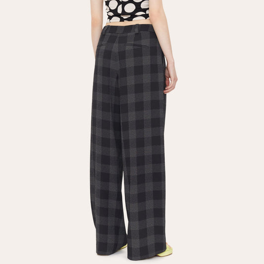 Jesabelle Casual Check Pants - Nighttime Check
