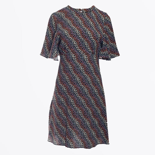 - Summer Flowers Short Dress - Multi