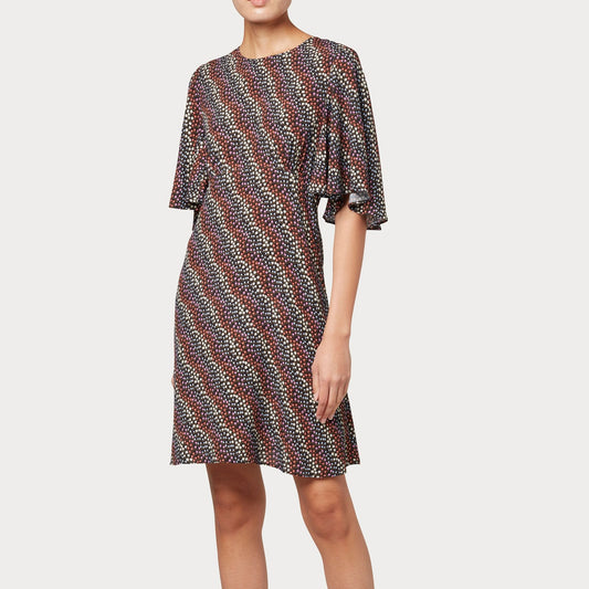 - Summer Flowers Short Dress - Multi