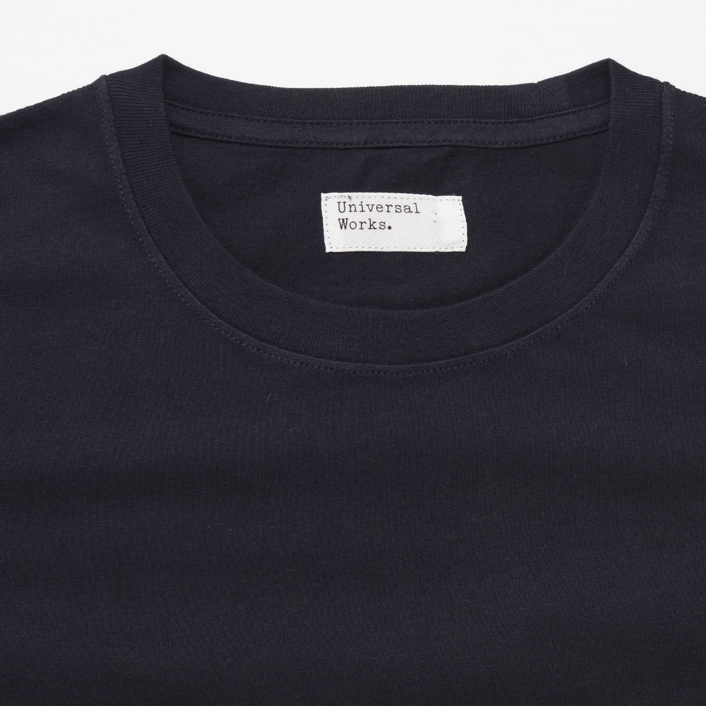 - Big Dot Print Woven Panel Tee - Navy