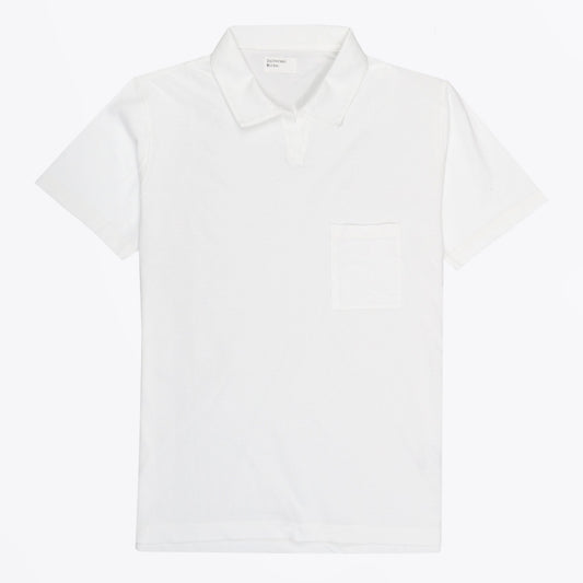 - Fine Piquet Vacation Polo - Ecru