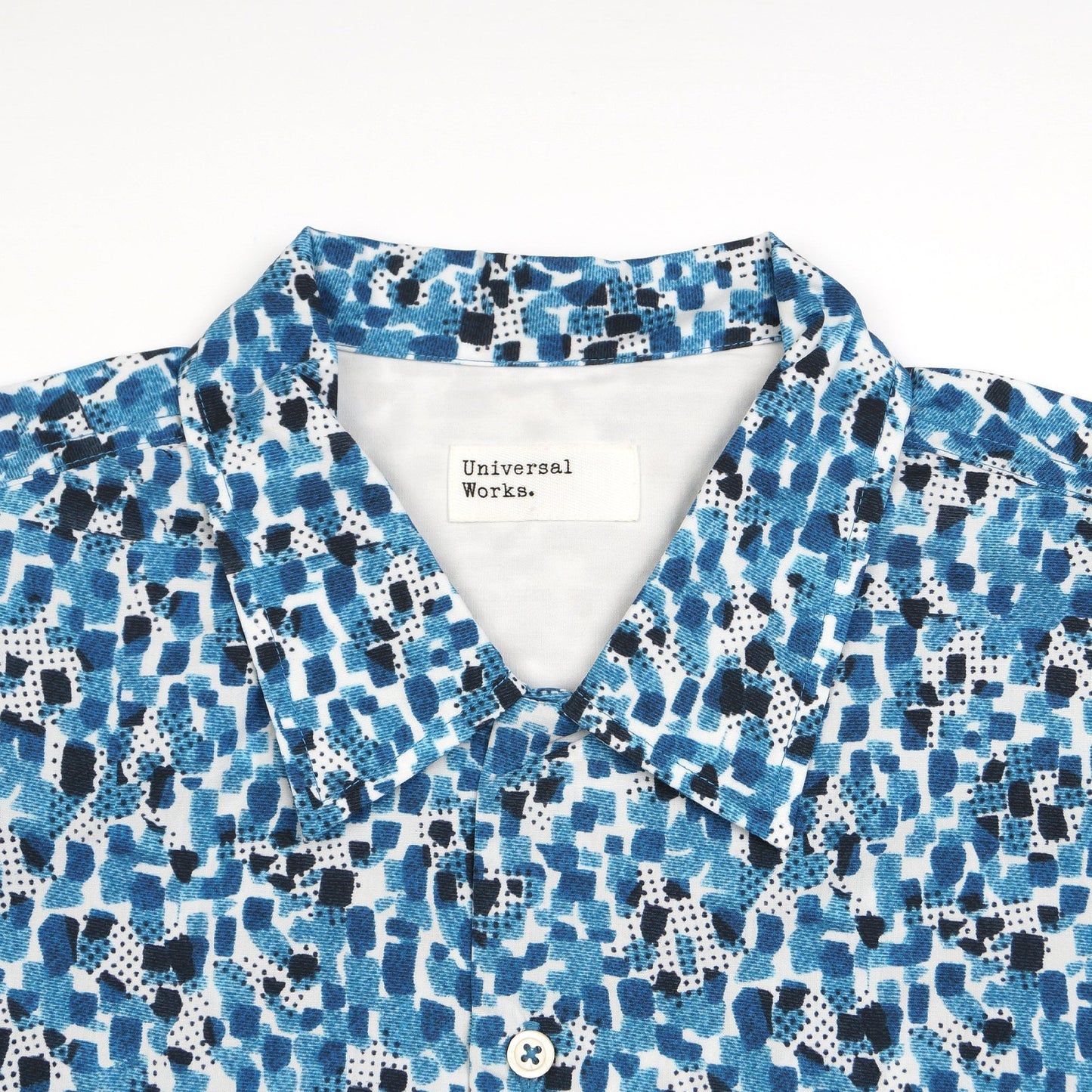 - Organic Print Camp Shirt - Sorrento