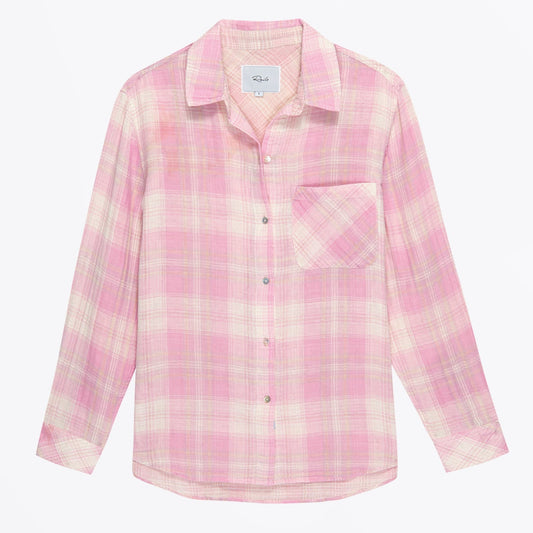 - Ellis Shirt - Rose Sand Ivory