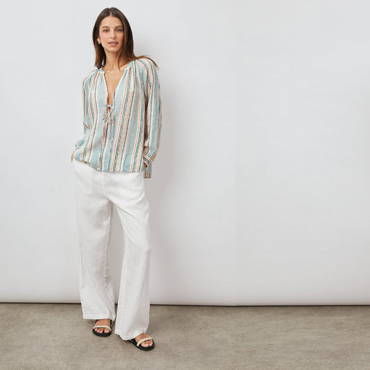 -Brielle Top - Sag Harbour Stripe