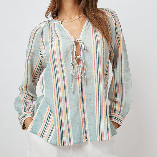-Brielle Top - Sag Harbour Stripe