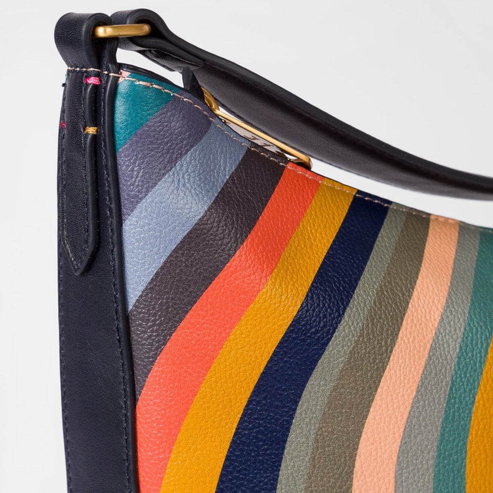 - Swirl Hobo Bag - Leather Swirl