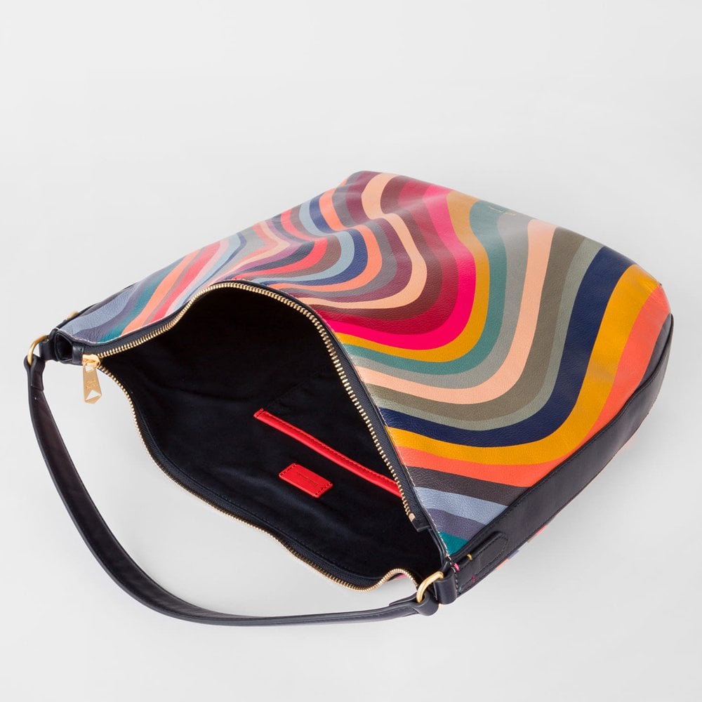 - Swirl Hobo Bag - Leather Swirl