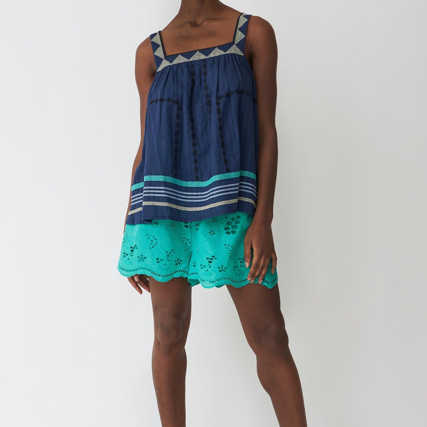 - Levana Top - Blue Sea