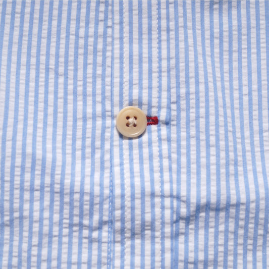 - Carbis Grandad Shirt - Blue