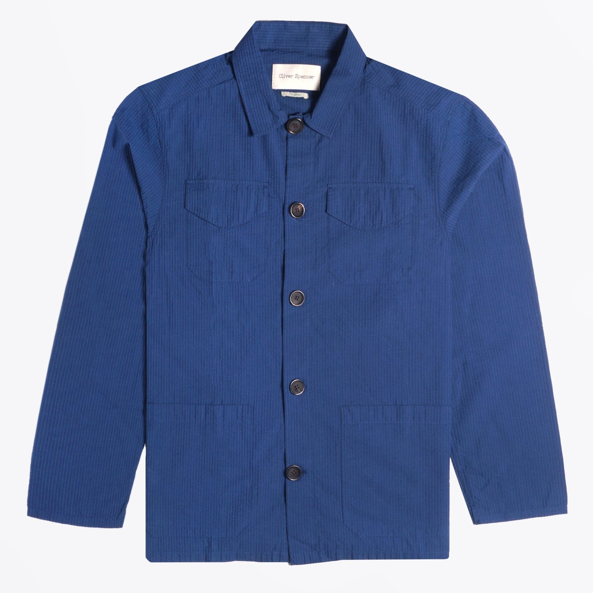 Oliver Newlyn Hockney Shirt Jacket - Blue