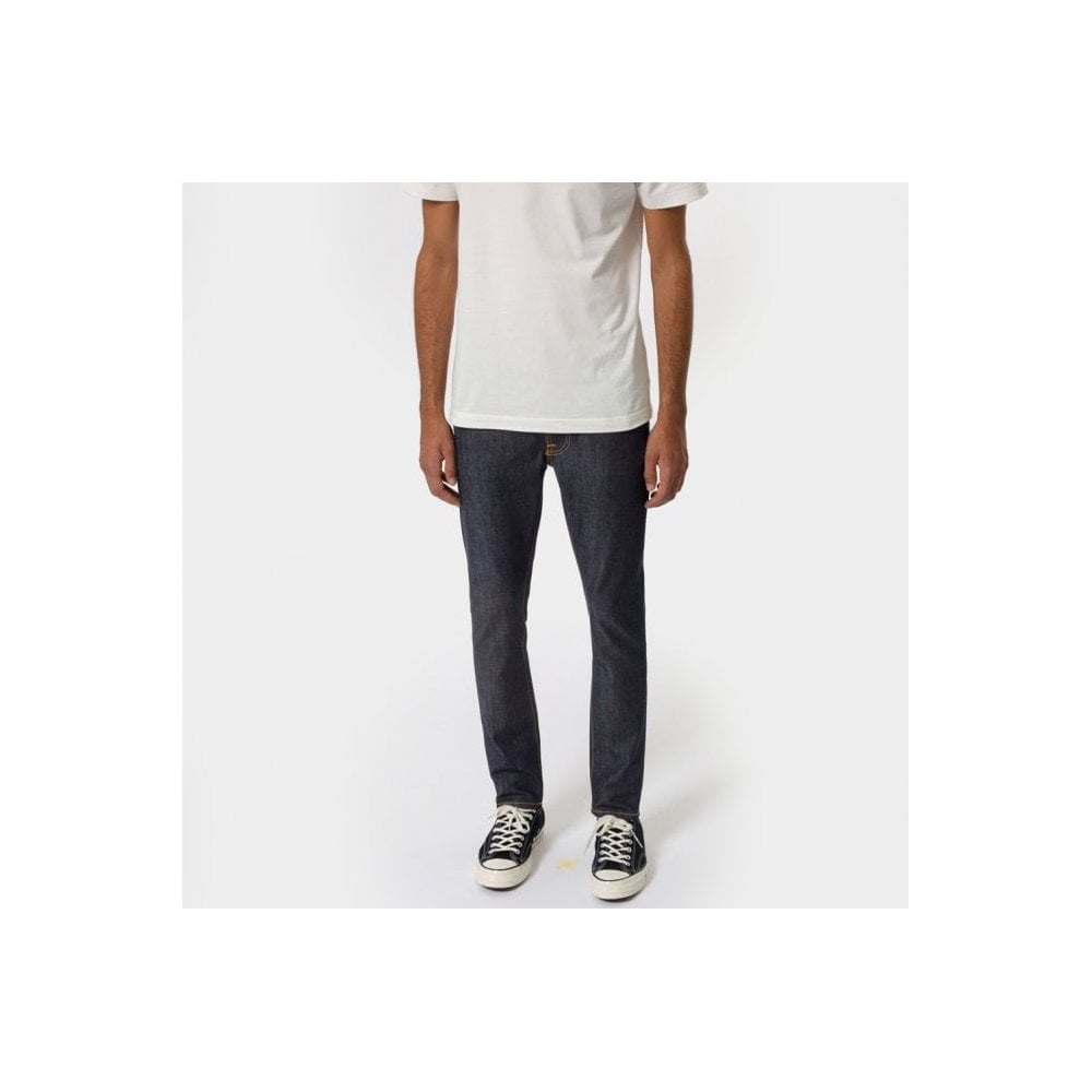 Nudie Lean Dean Jeans - Dry 16 Dips - Indigo