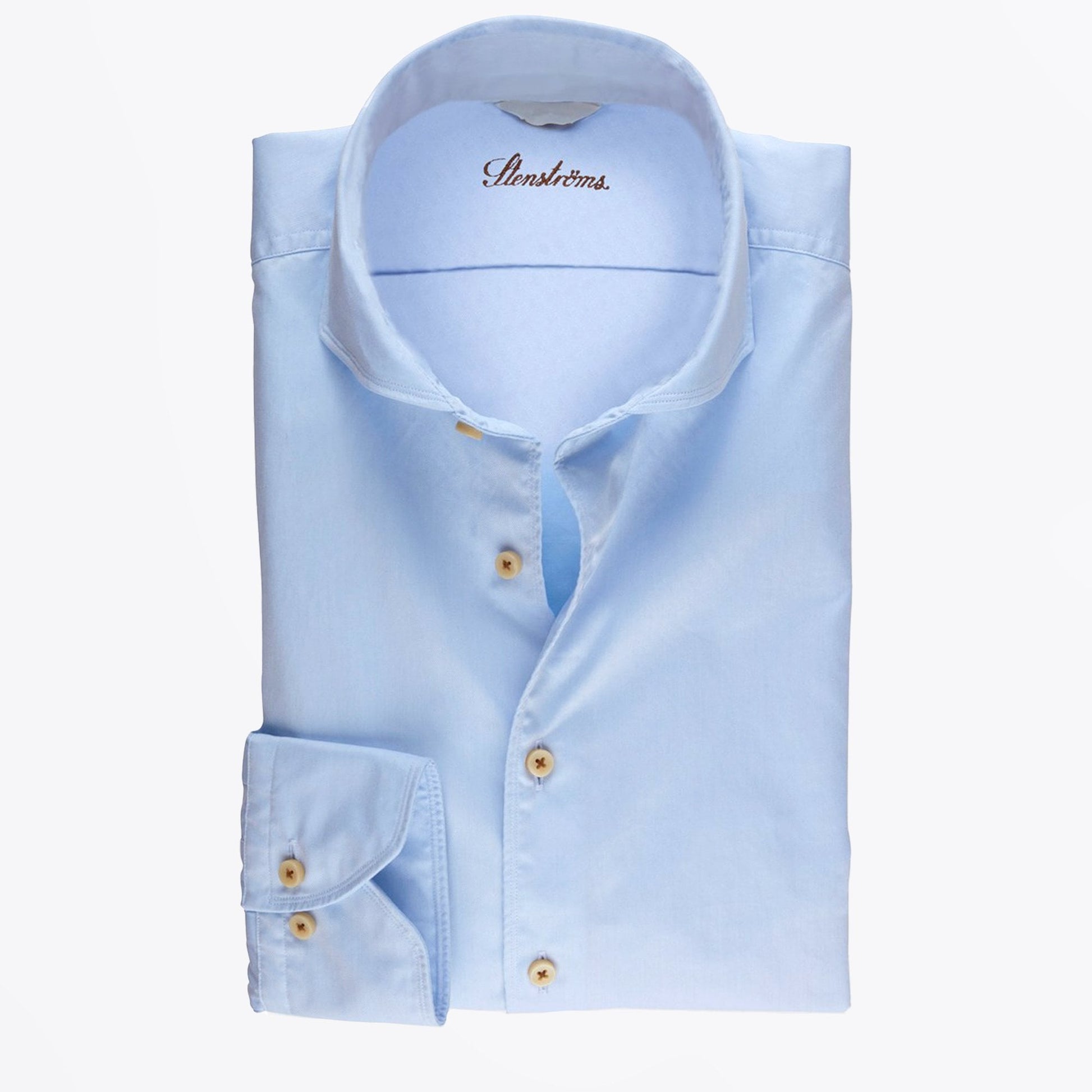Stenstroms Fitted Body/22 Shirt - Blue