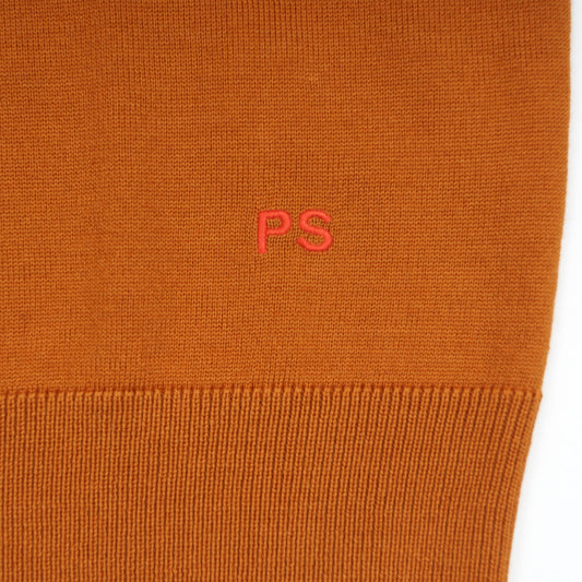 Long Sleeve Pullover Polo - Light Rust