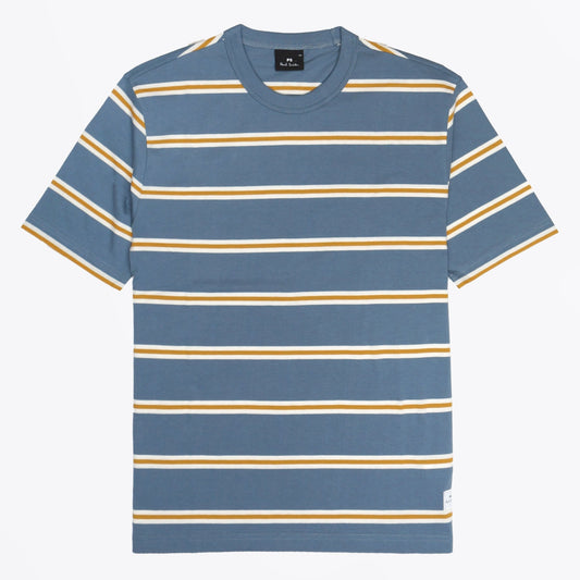 - Striped T-Shirt - Light Blue