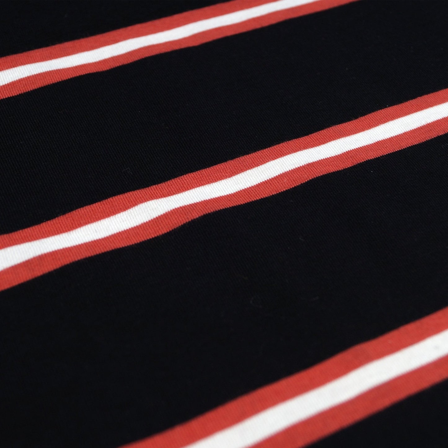 - Striped T-Shirt -Black