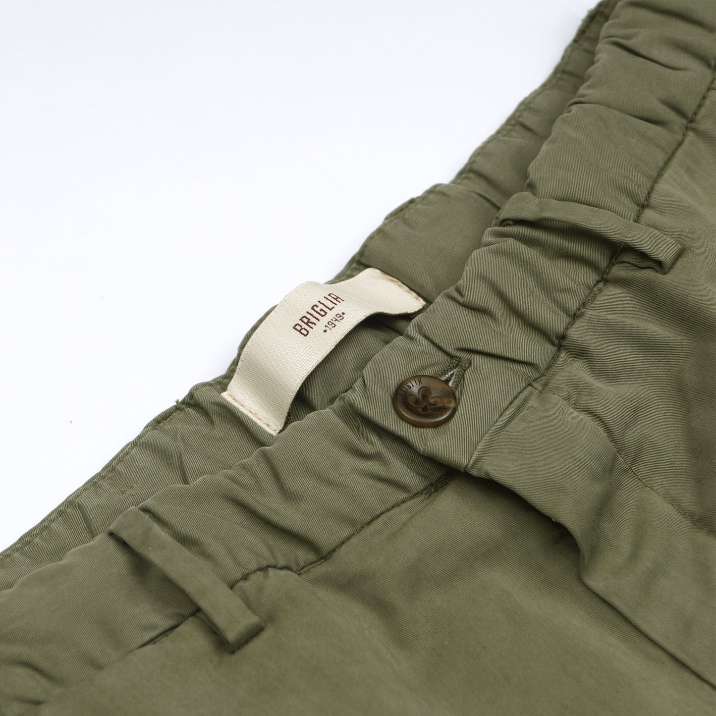 - Straight Leg Trousers - Green