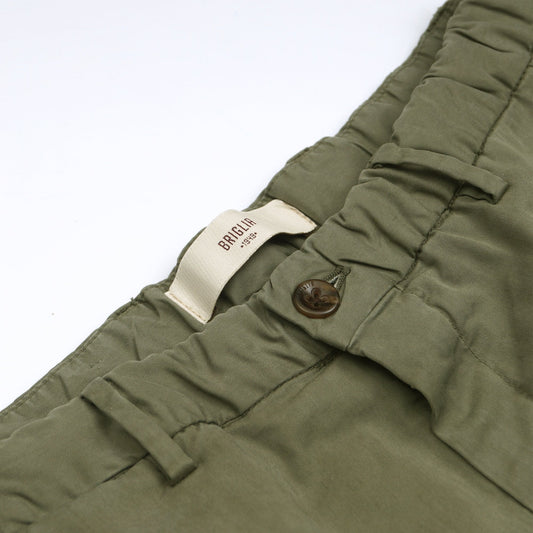 - Straight Leg Trousers - Green