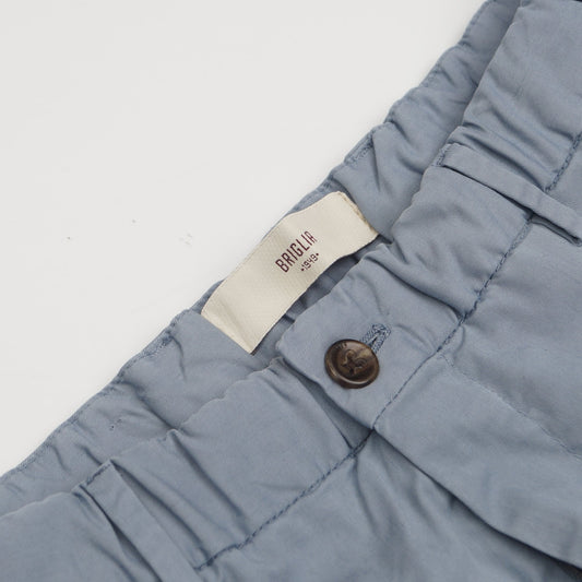 - Straight Leg Trousers - Light Blue
