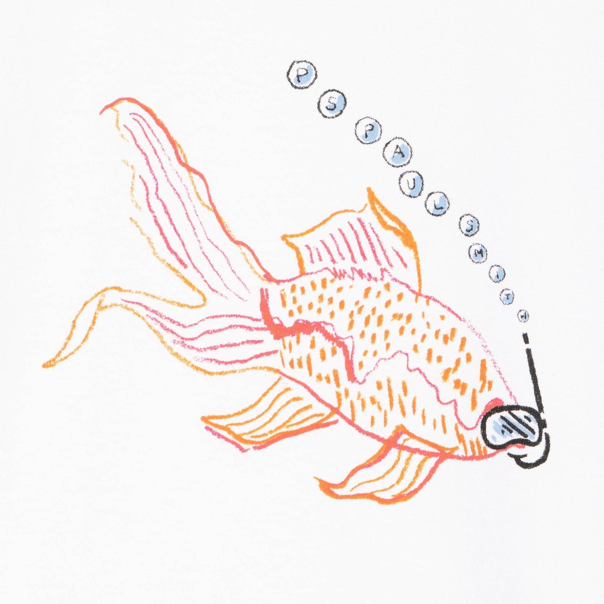 Paul - Goldfish T-Shirt - White