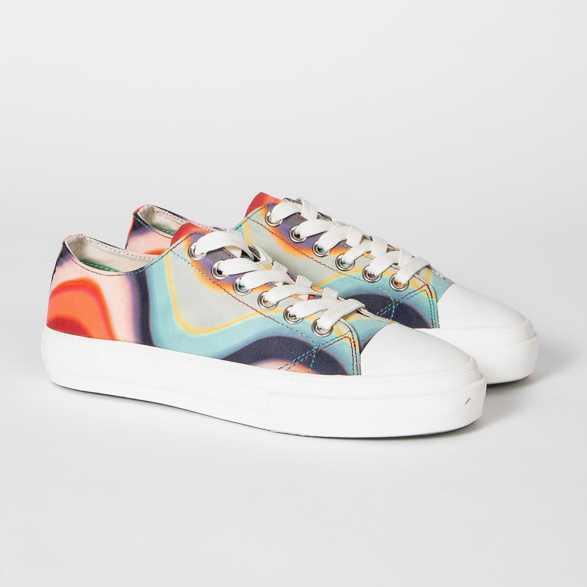 Paul Kinsey Canvas Swirl Trainers - Multi