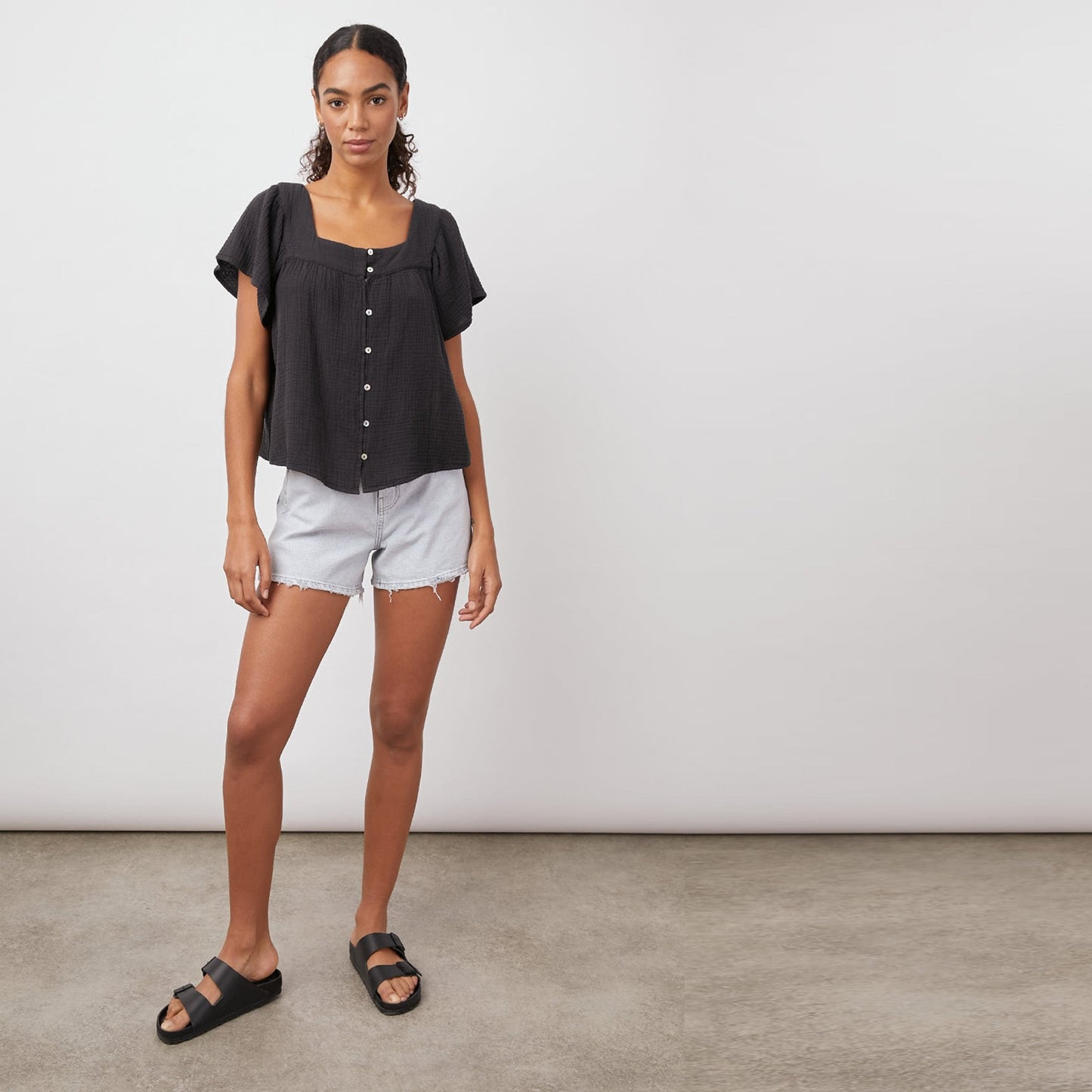 Magnolia Top - Black