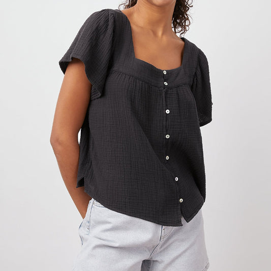Magnolia Top - Black