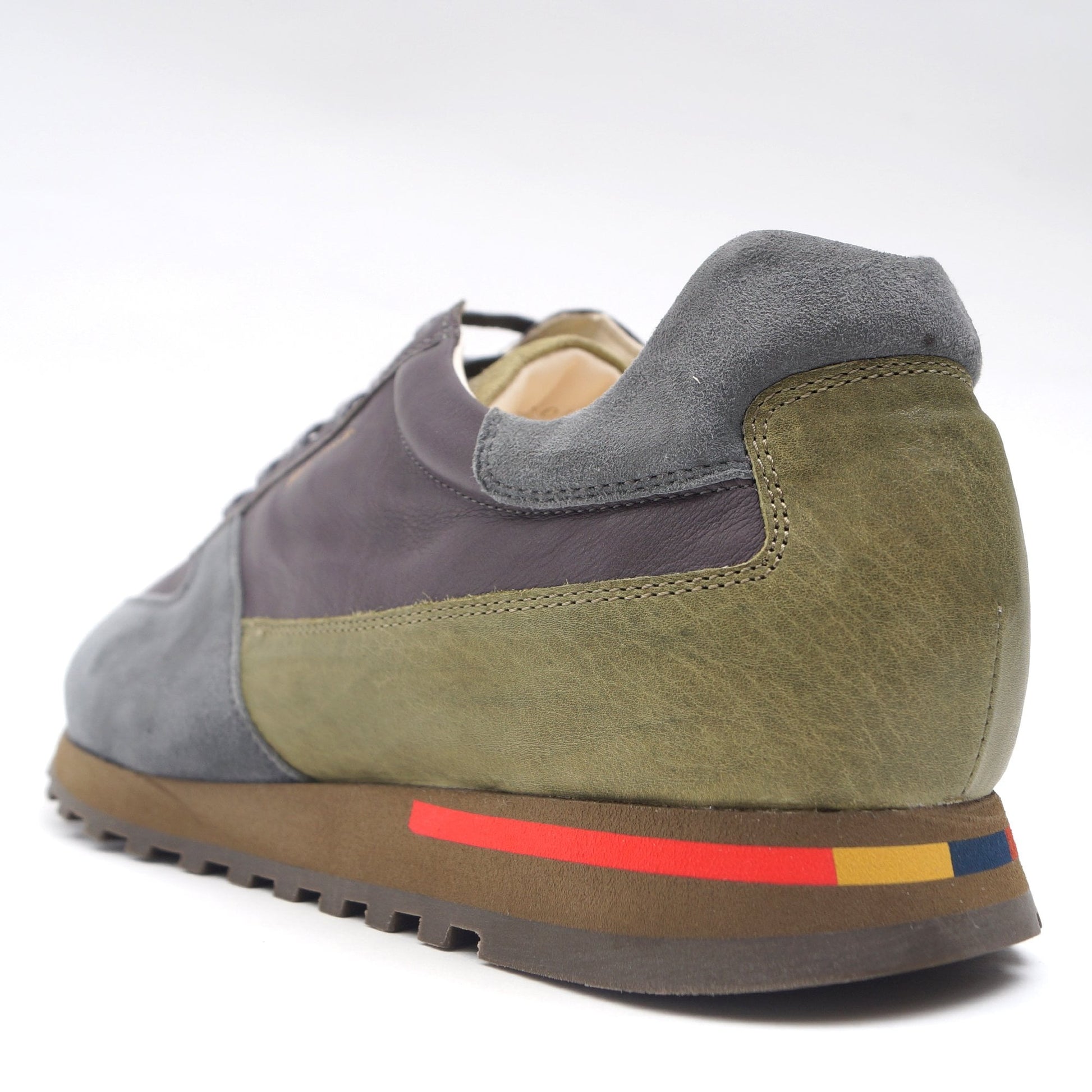 Paul Jeco Velo Eco Sneaker - Grey/Khaki
