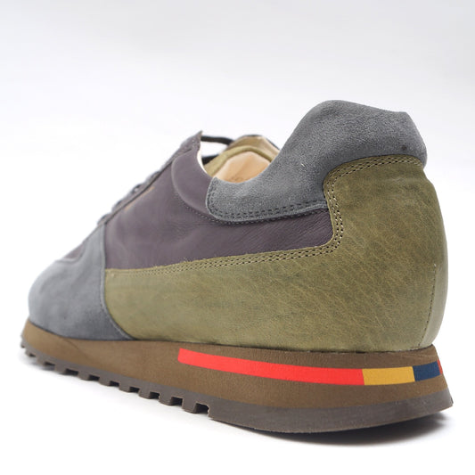 Jeco Velo Eco Sneaker - Grey/Khaki