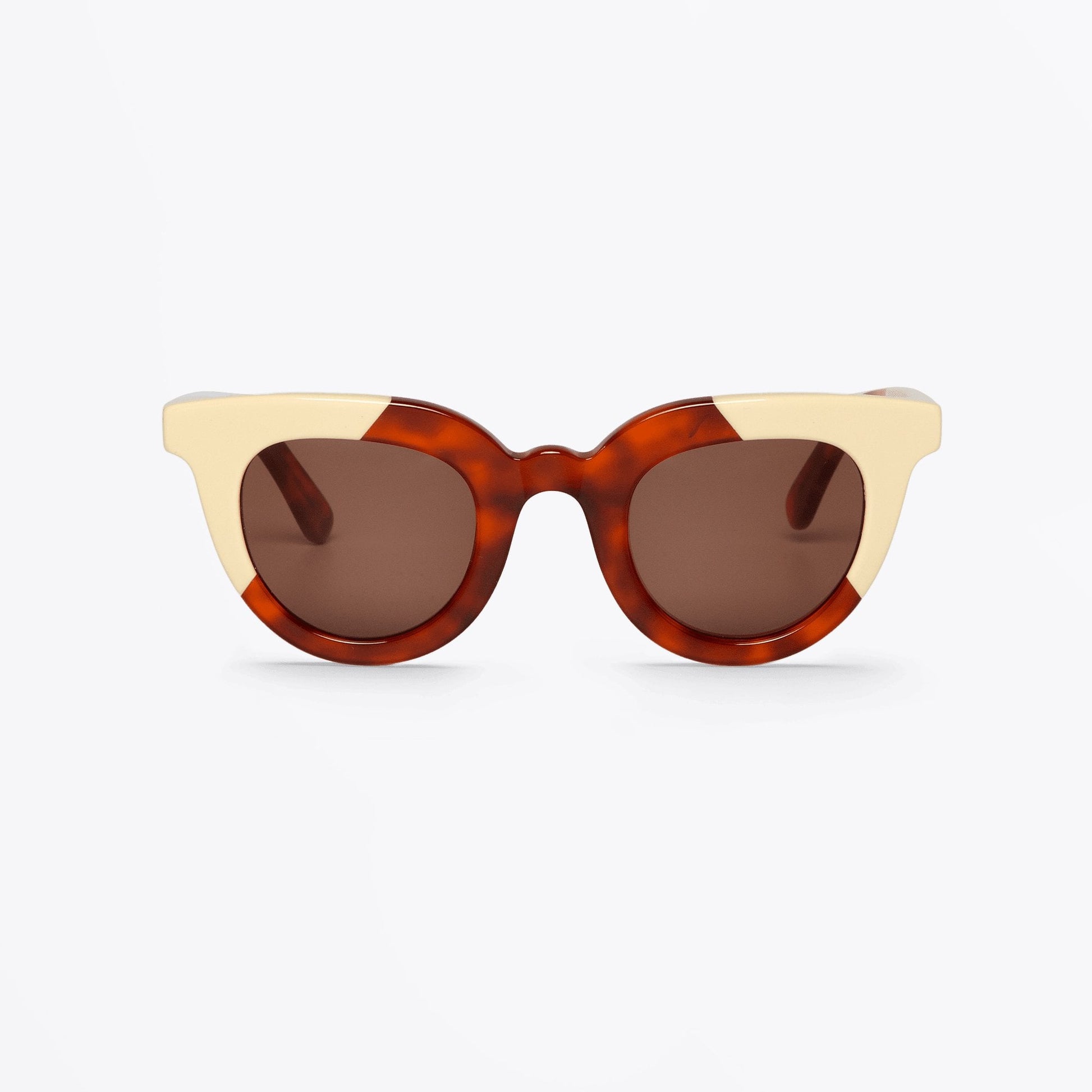Mr Hayes Classic Lens Sunglasses - Cream/Leo