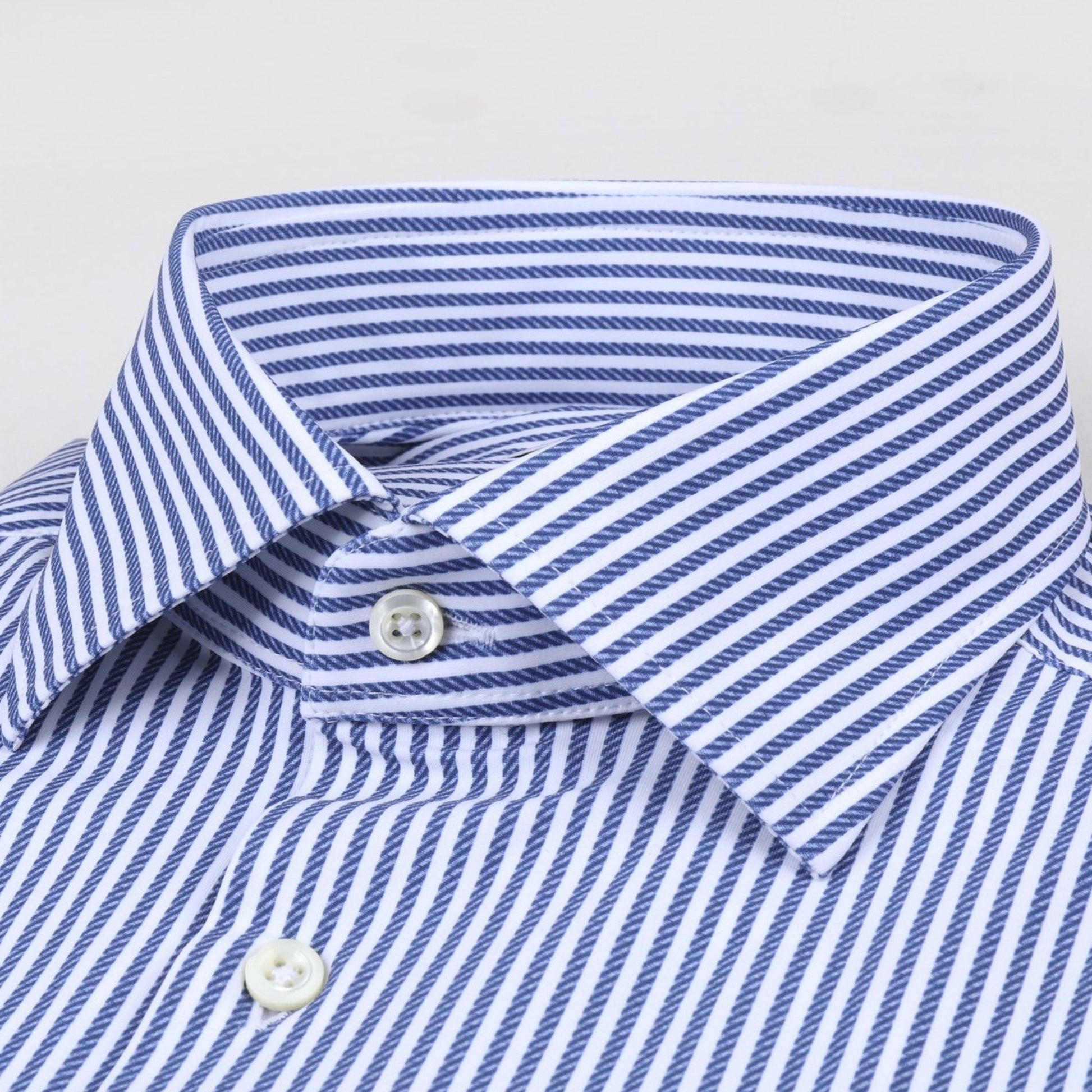 Stenstroms Jersey Fitted Body Shirt - Navy