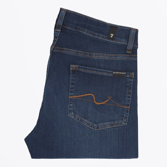 - Slimmy Tapered Luxe Perf Plus - Mid Blue