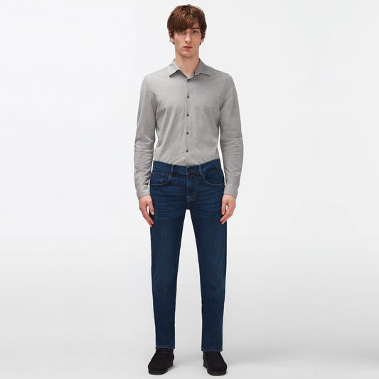 - Slimmy Tapered Luxe Perf Plus - Mid Blue