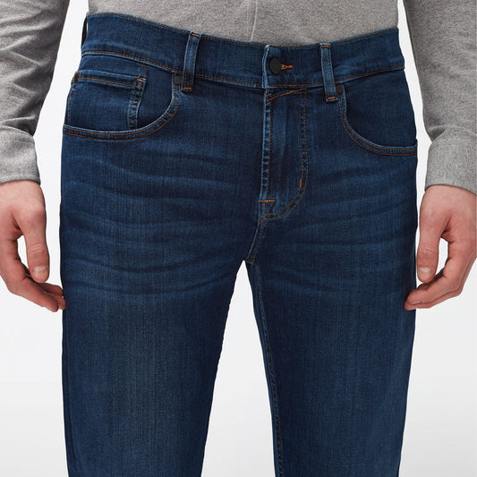 - Slimmy Tapered Luxe Perf Plus - Mid Blue