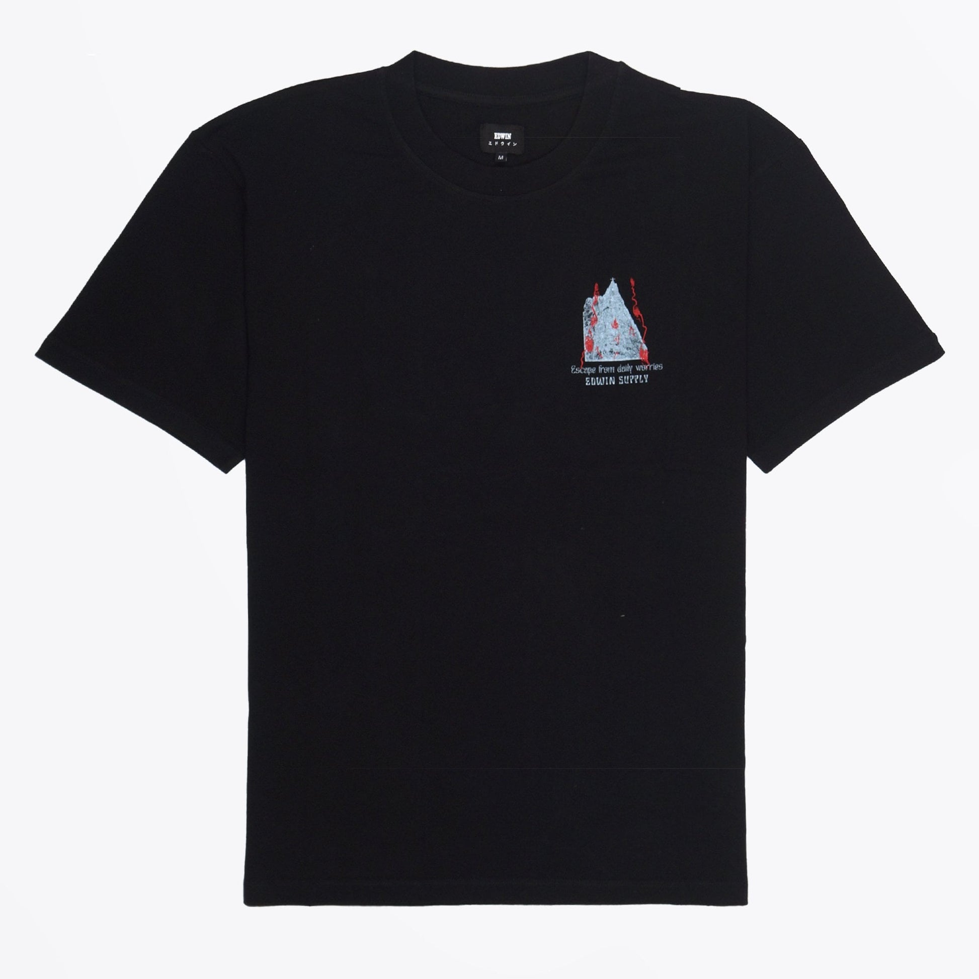 Edwin - Highest Mountains T-Shirt - Black