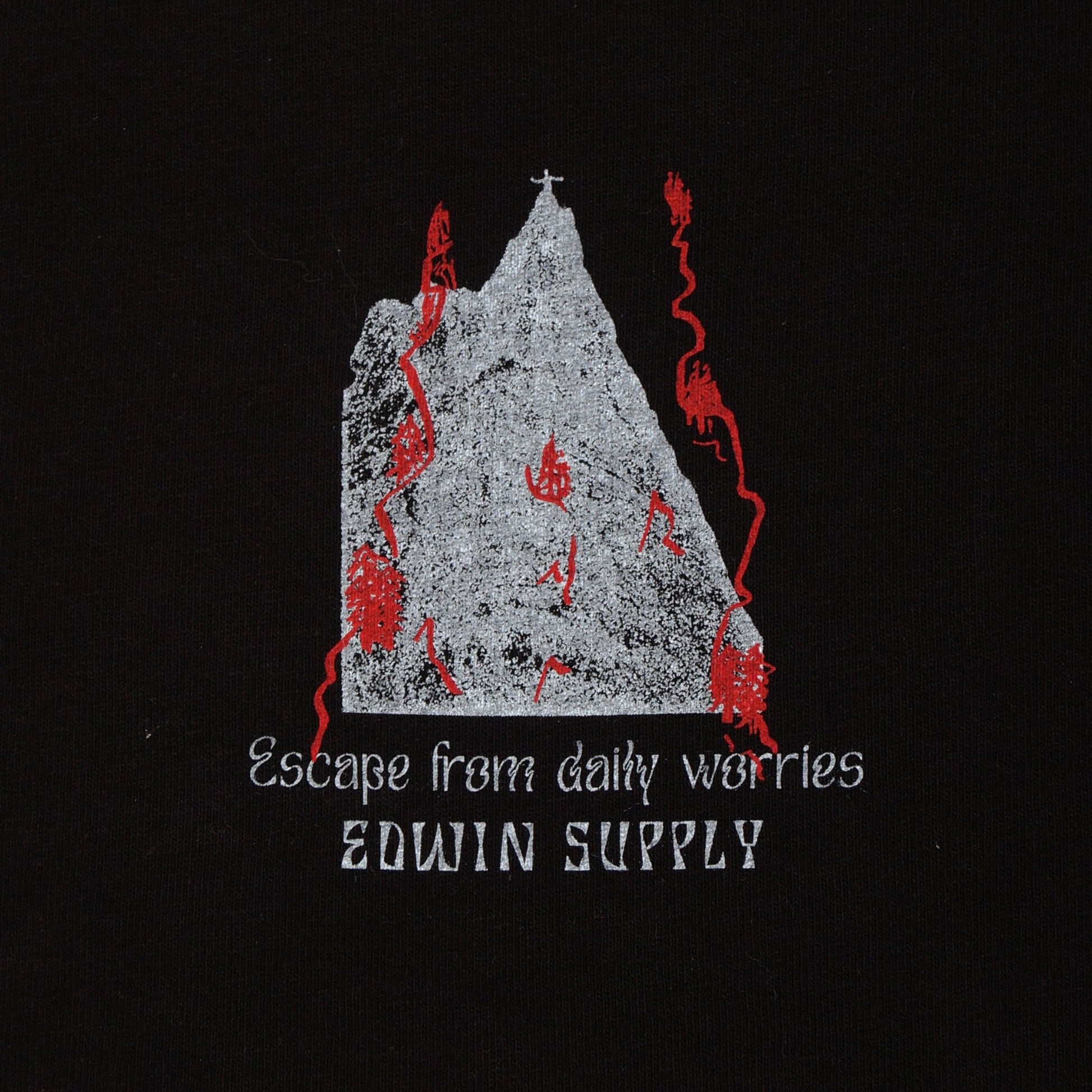 Edwin - Highest Mountains T-Shirt - Black