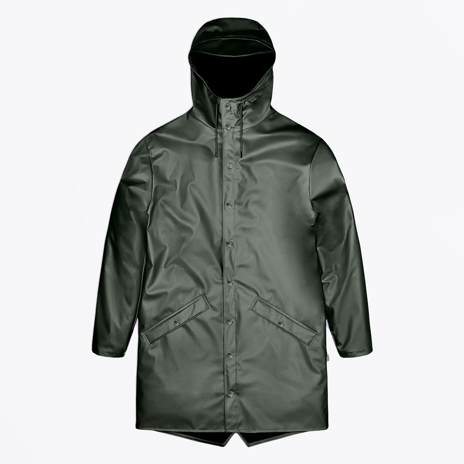Rains Long Jacket - Silver Pine