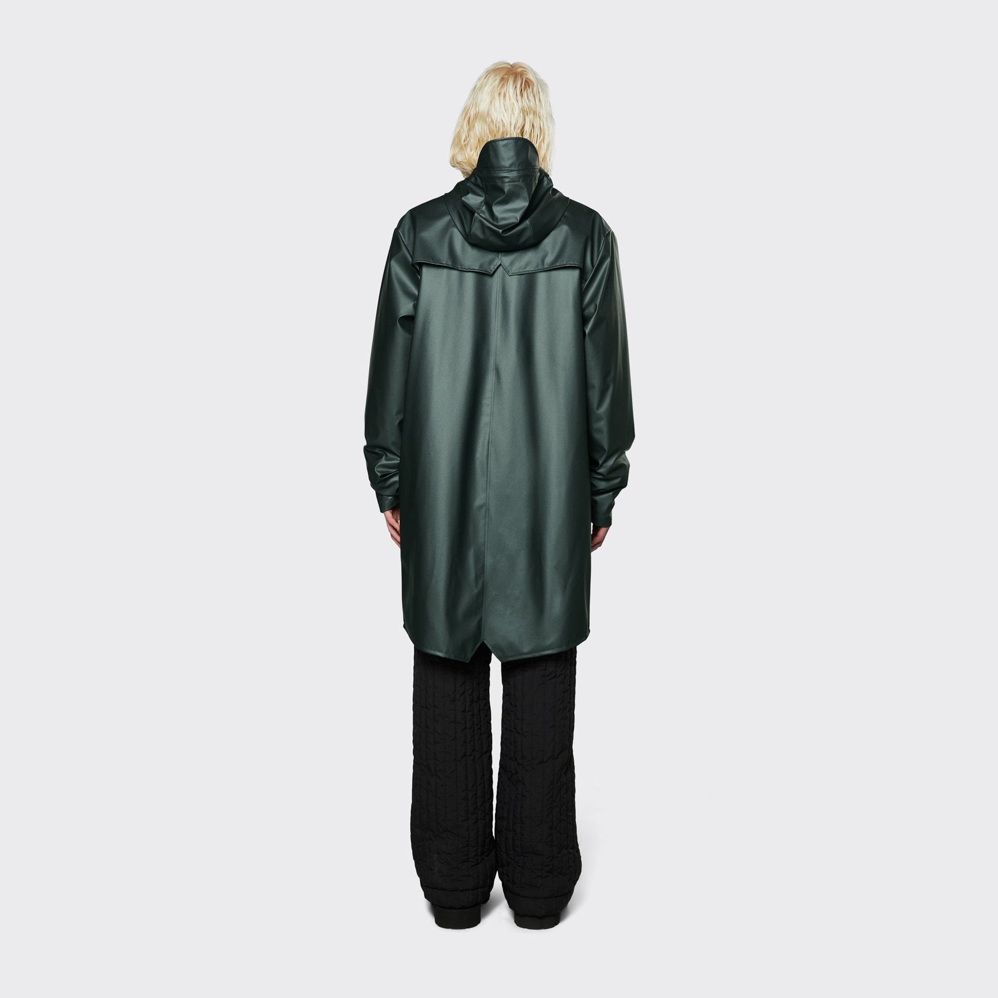 Rains Long Jacket - Silver Pine