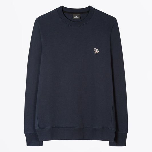- Reg Fit Zebra Sweatshirt - Dark Navy
