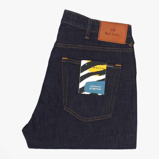 - Tapered Fit Stretch Jeans - Indigo