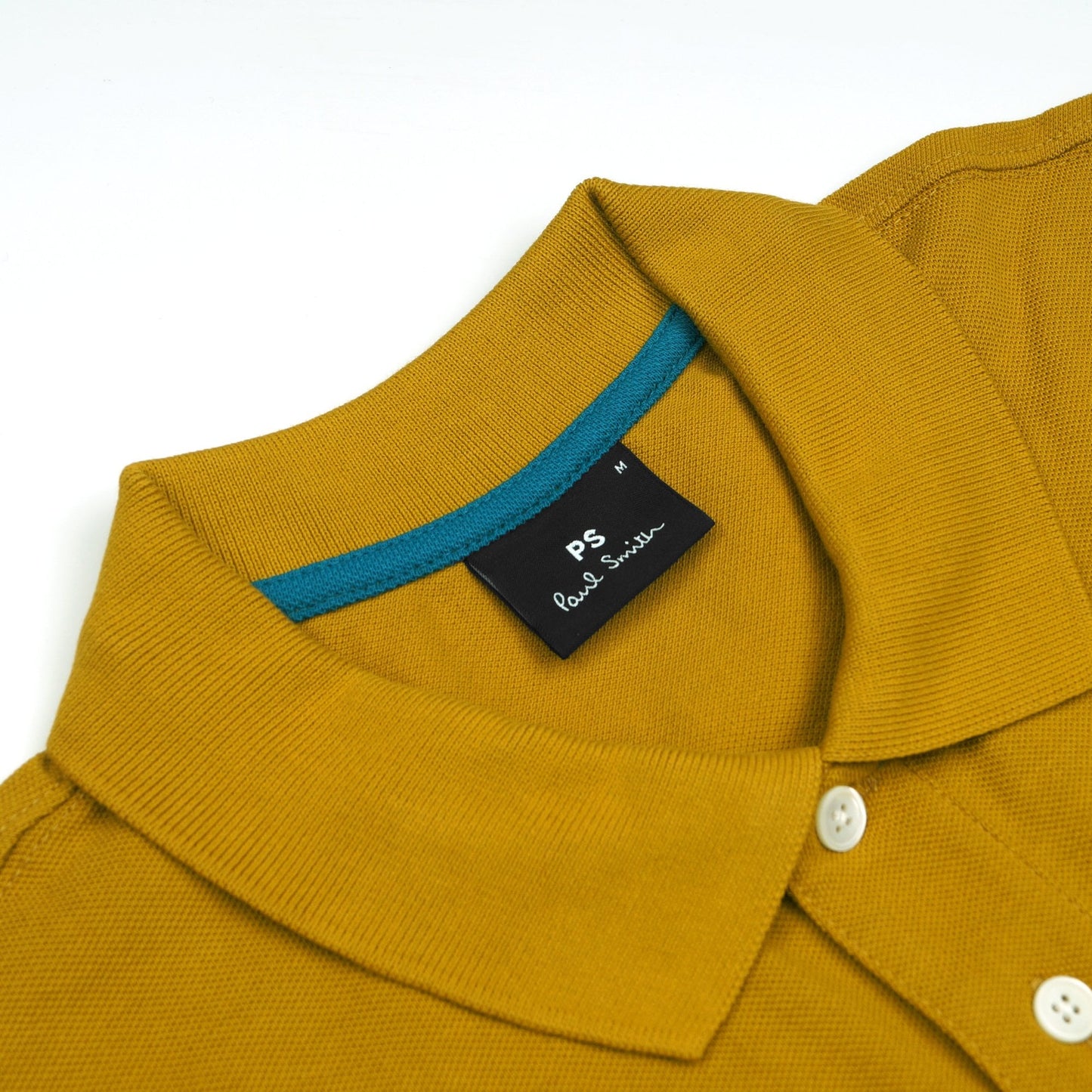 Long Sleeved Zebra Polo Shirt - Ochre