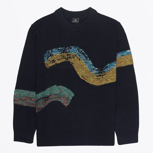 - Crew Neck Pullover - Very Dark Navy