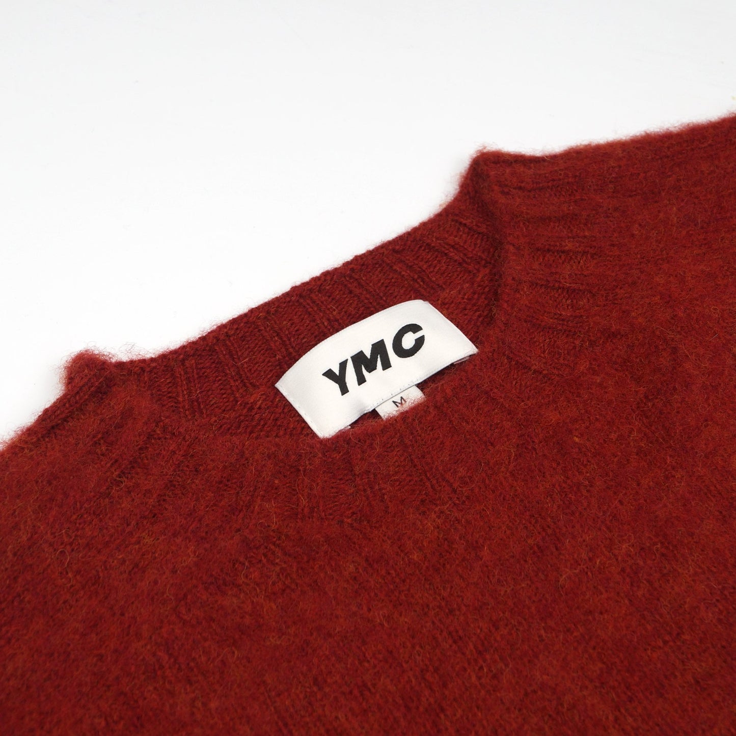 - Suedehead Crew Neck Knit - Red