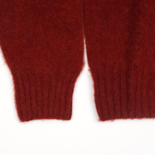 - Suedehead Crew Neck Knit - Red