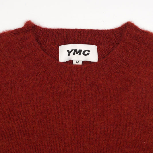 - Suedehead Crew Neck Knit - Red