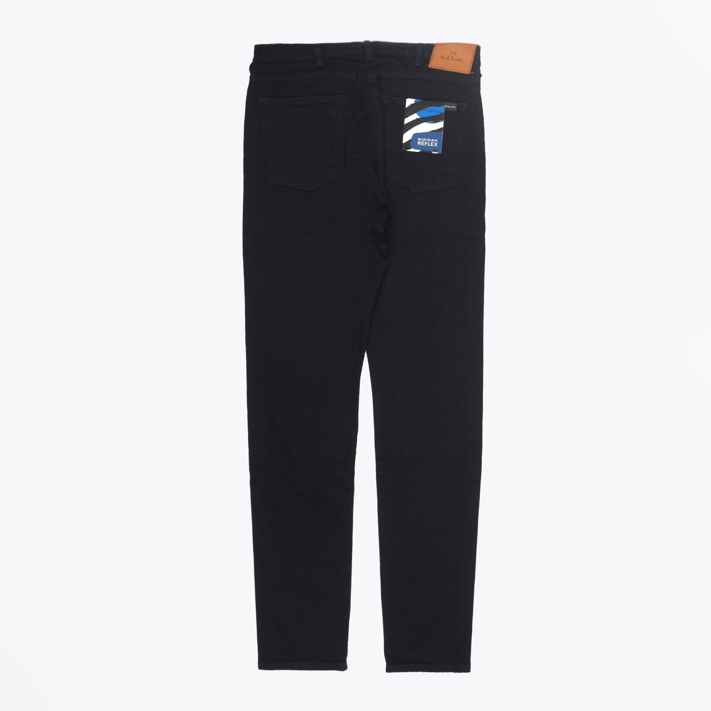 - Tapered Fit Reflex Jeans - Blue/Black