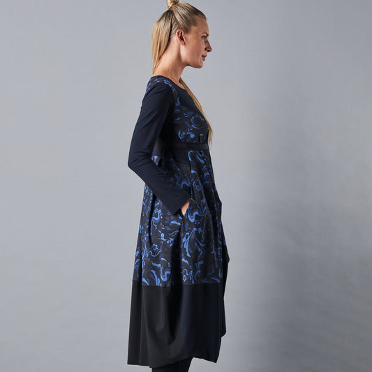 - Tempt Dress - Navy