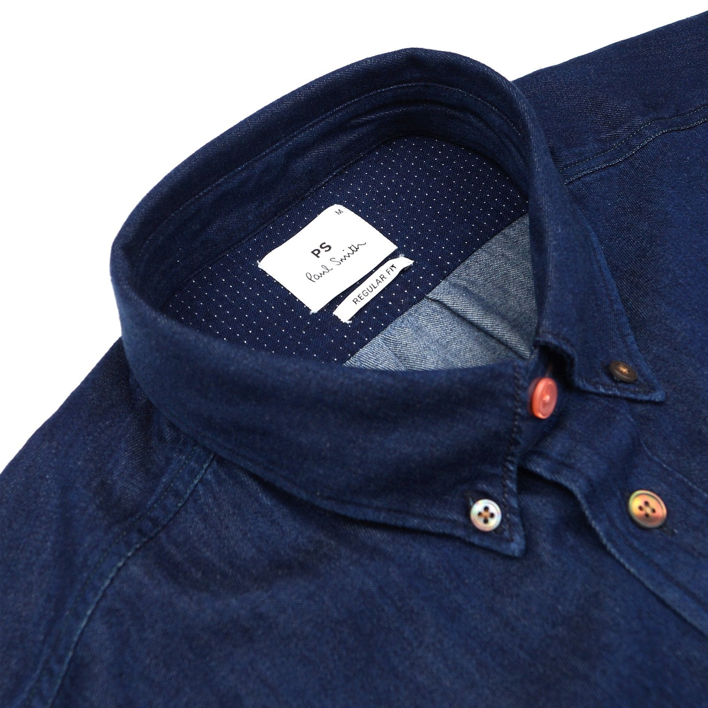 - Regular Fit Denim Shirt - Rinse Wash